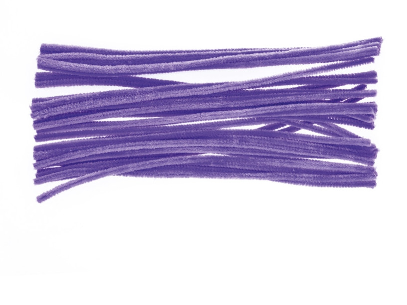 Druciki kreatywne fioletowe 30cm (40szt.) DR20 Brewis